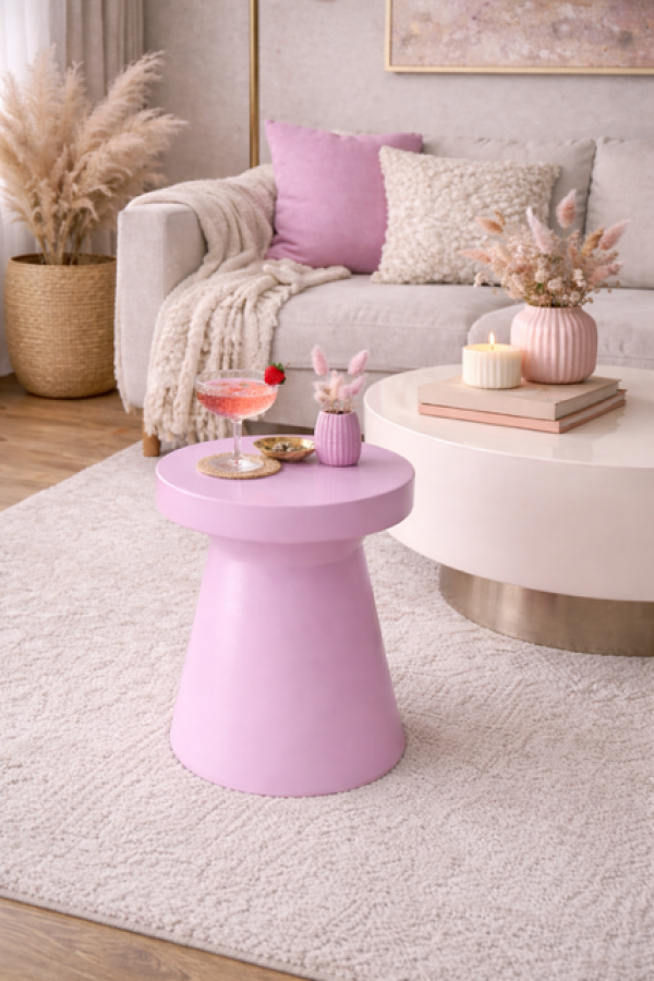 Stolik Salvadore fiolet - Boltze