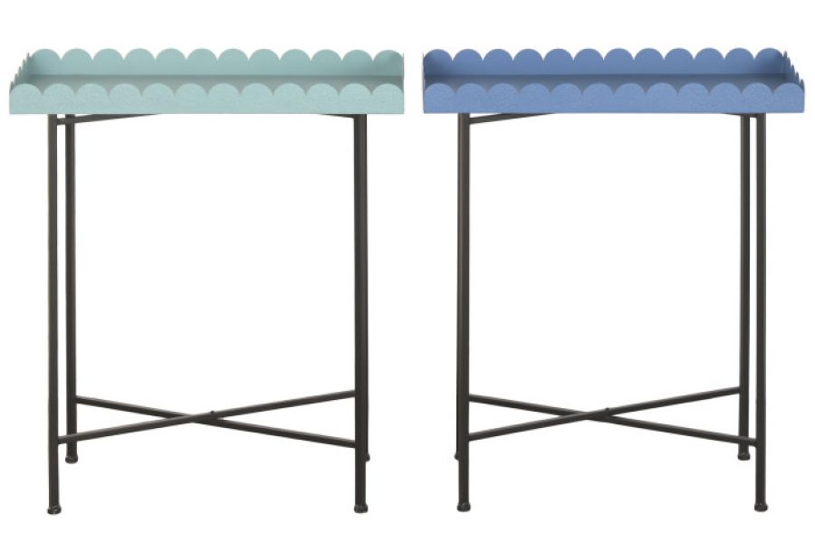 Stolik Scallop niebieski 