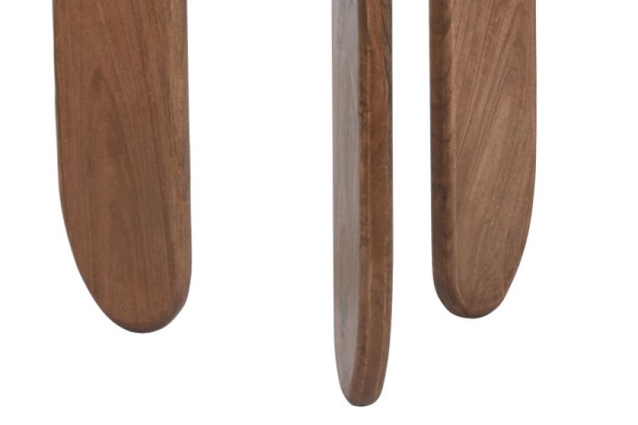 Stolik Sculpta Side z drewna mango
