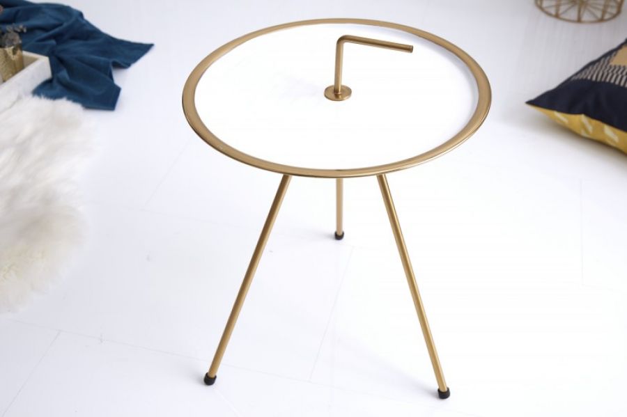 Stolik SimplyClever 36 cm złoto - Invicta Interior