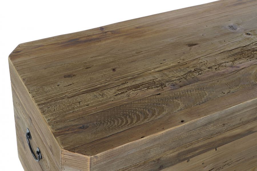 Stolik skrzynia Wood Craft drewno z recyklingu 130 cm