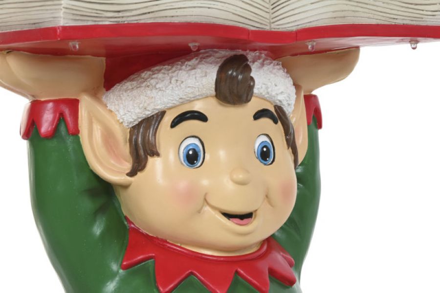 Stolik świąteczny Elf z Księgą prezentów