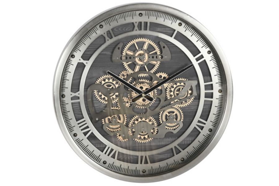 Stolik Timekeeper z zegarem czarny