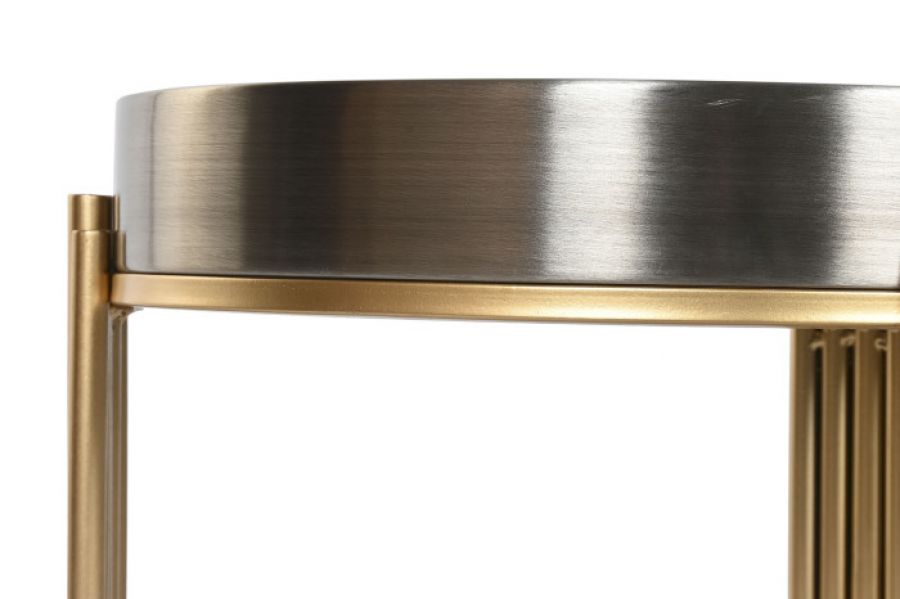 Stolik Timekeeper z zegarem czarny