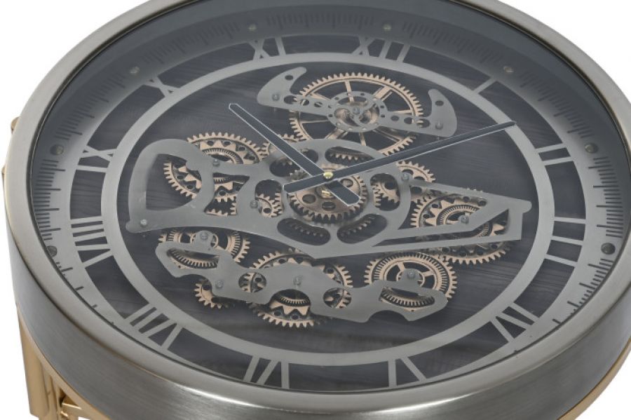 Stolik Timekeeper z zegarem czarny