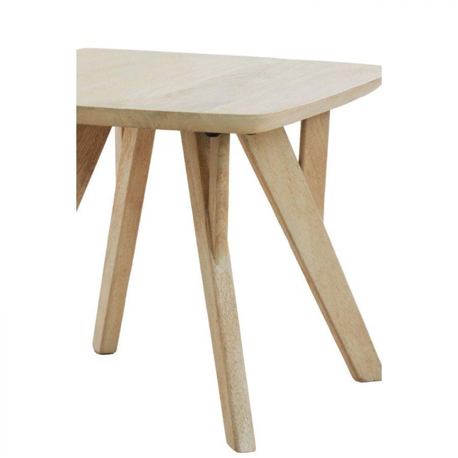 Stolik Verona light z drewna mango 50 cm  - Light & Living
