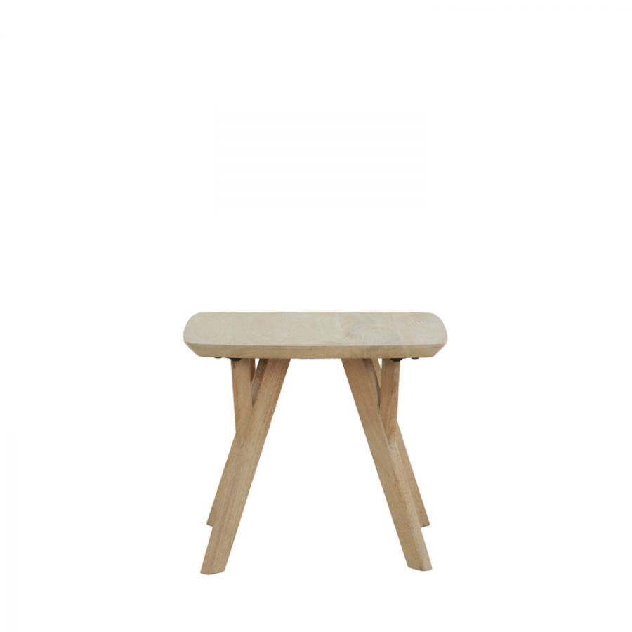 Stolik Verona light z drewna mango 50 cm  - Light & Living