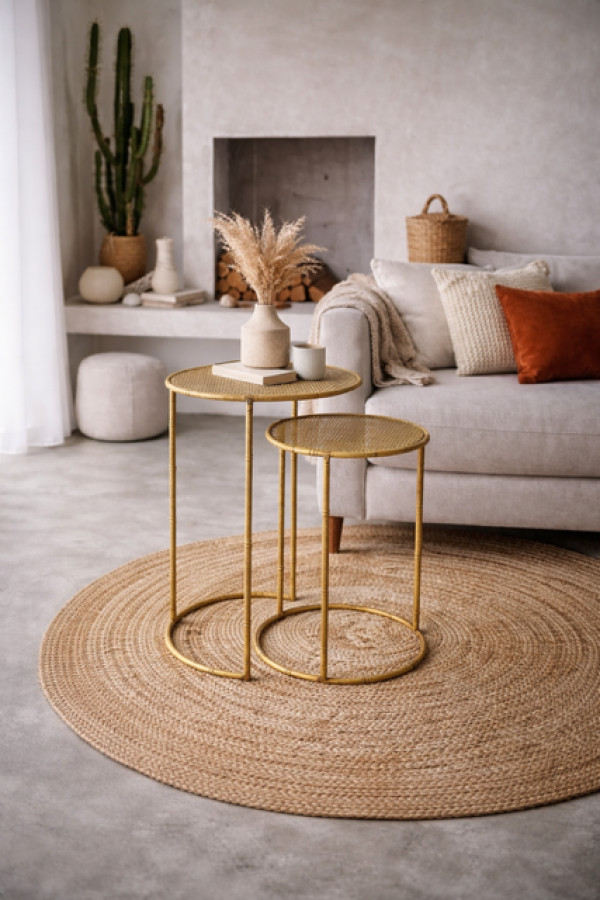 Stoliki Boho style 2 szt  - Inart