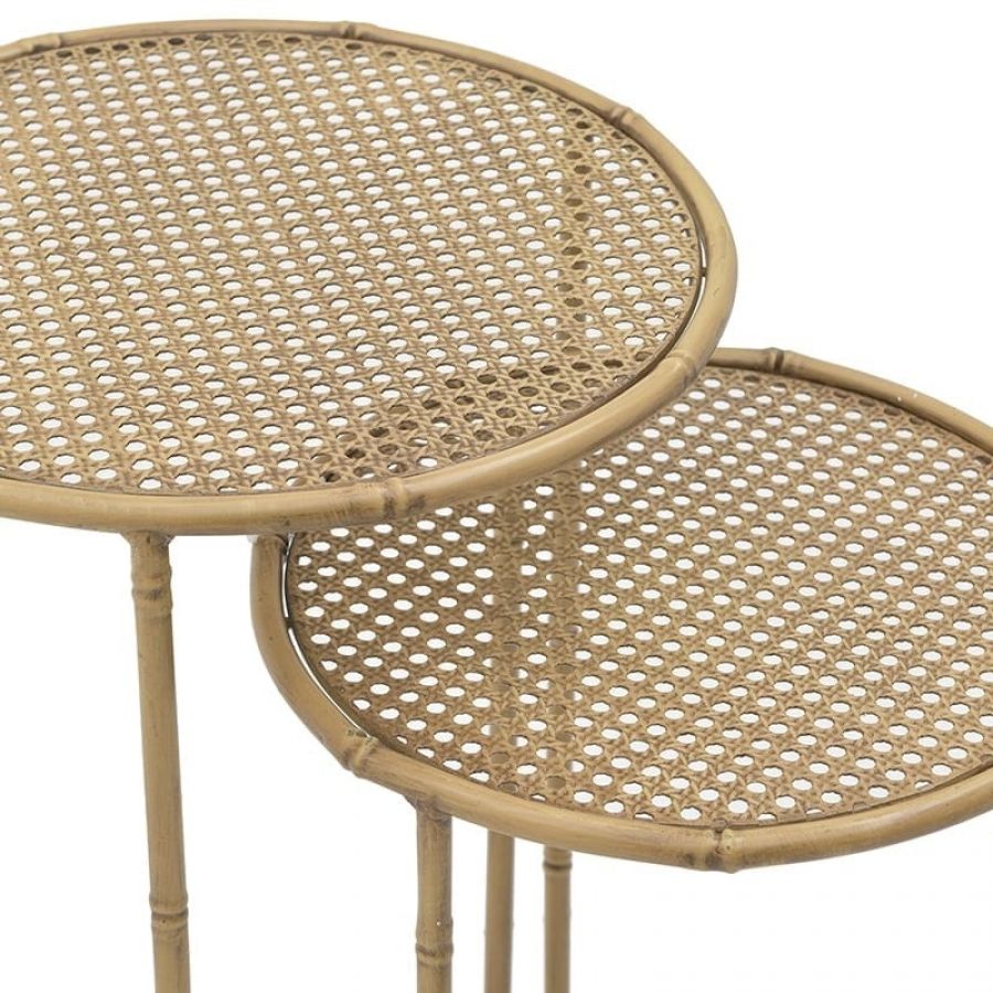 Stoliki Boho style 2 szt  - Inart