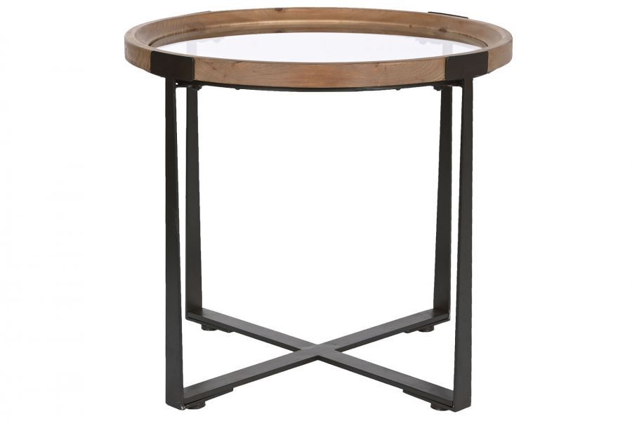 Stoliki drewniane Transparent zestaw 2 szt - Item International