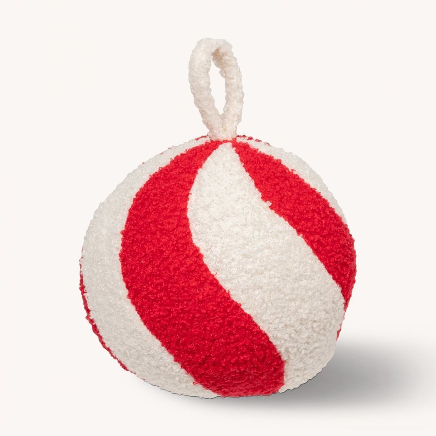 Stoper do drzwi Bombka Candy Cane boucle 