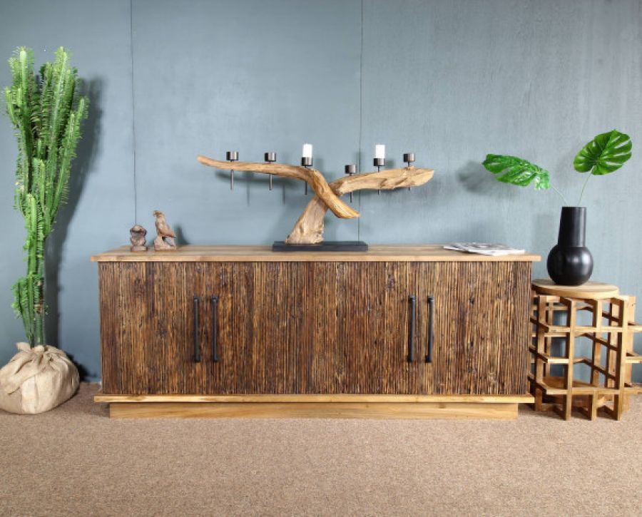 Świecznik drewniany Woodland - Item International