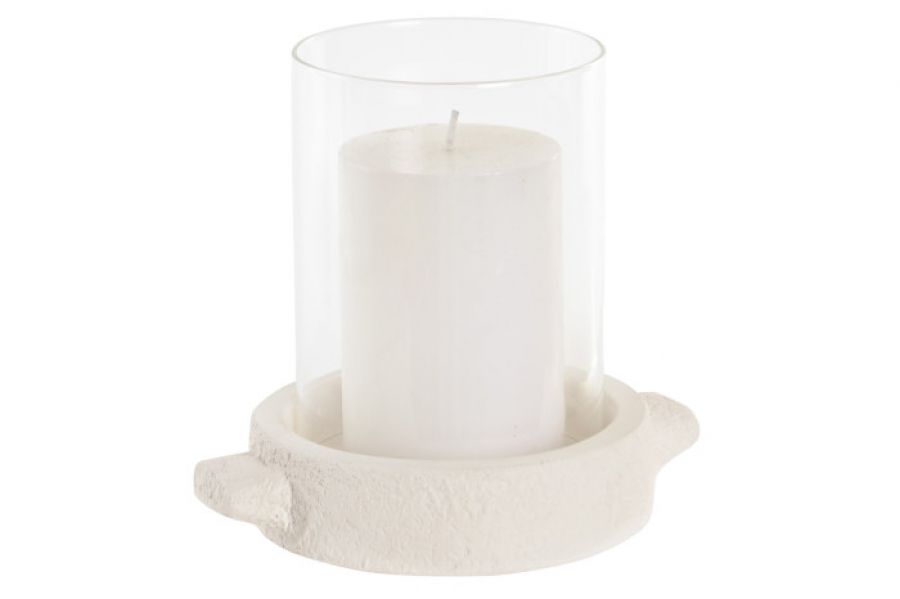 Świecznik Santorini cement