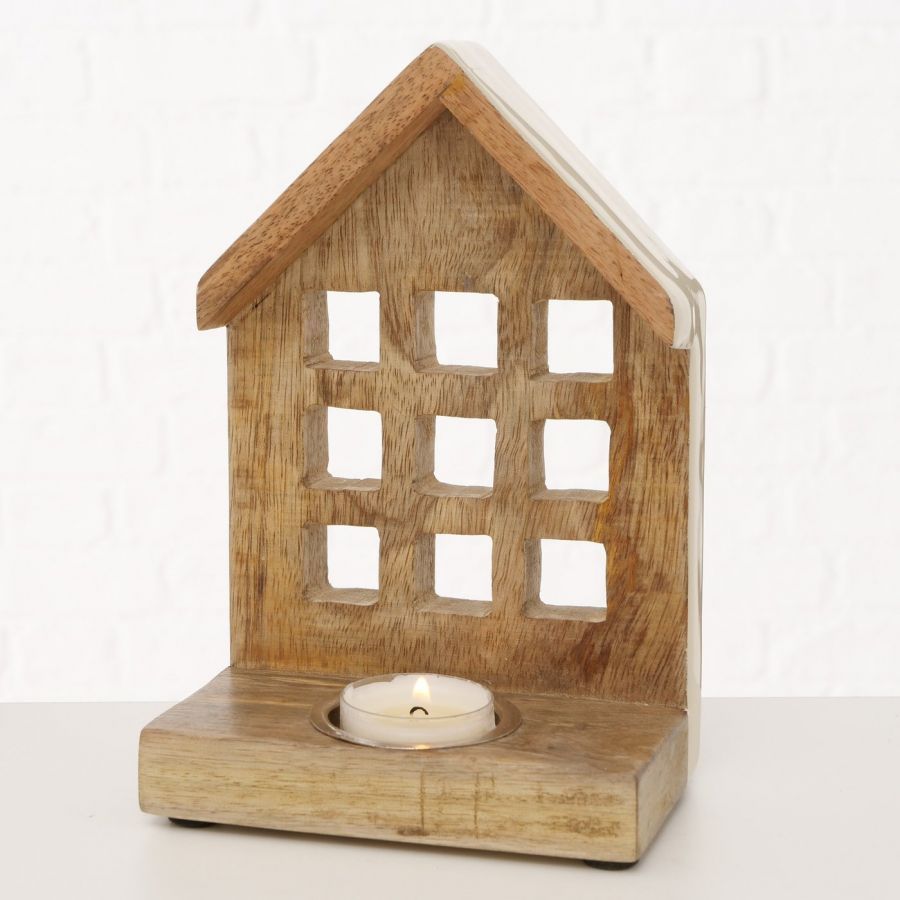 Świeczniki Domki na tealight 3 szt - Boltze