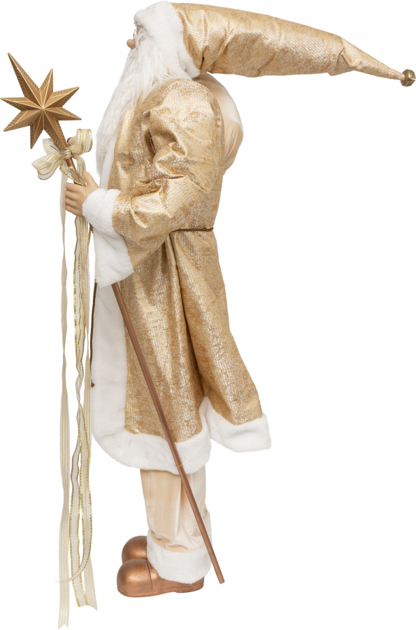 Święty Mikołaj 120 cm kolekcja gold 