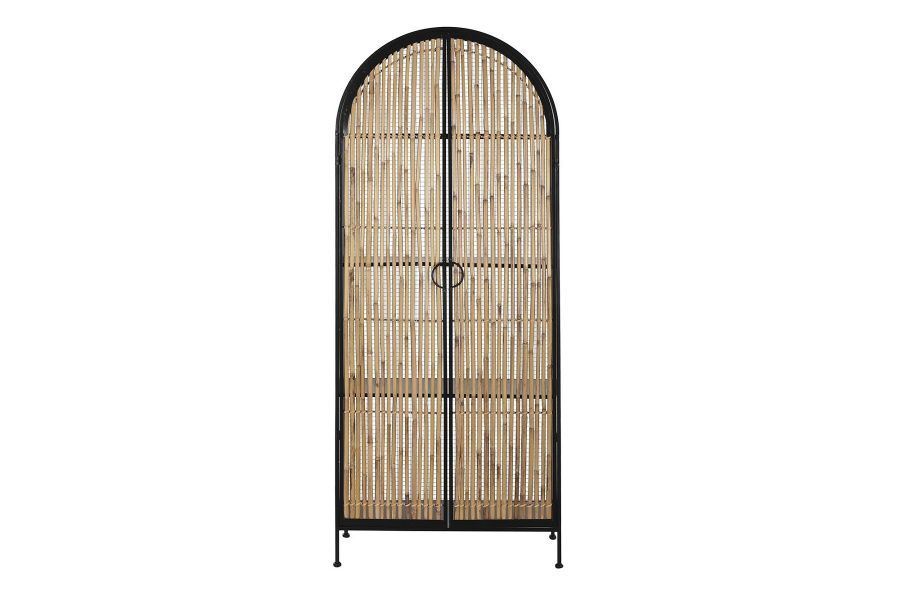 Szafa rattanowa boho czarna - Item International