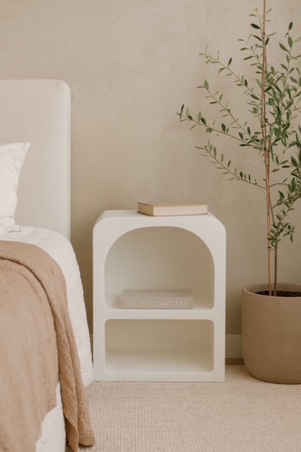 Szafka Nocna Mykonos biała creme - Item International