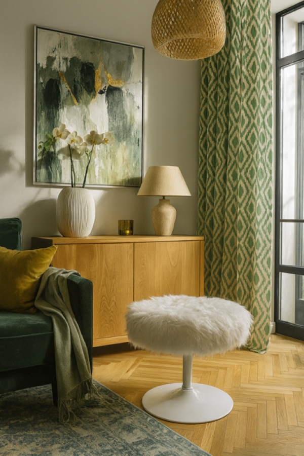 Taboret Rotante biały - Kare Design