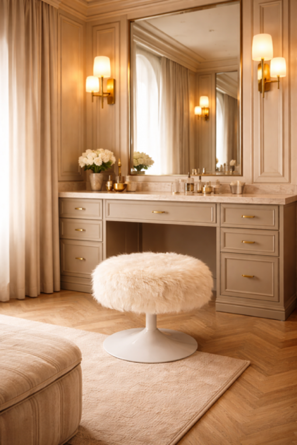 Taboret Rotante biały - Kare Design