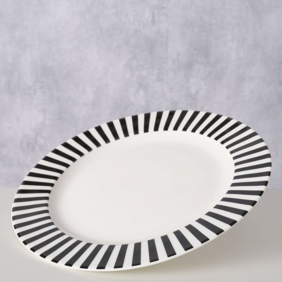 Talerz New York stripes - Boltze