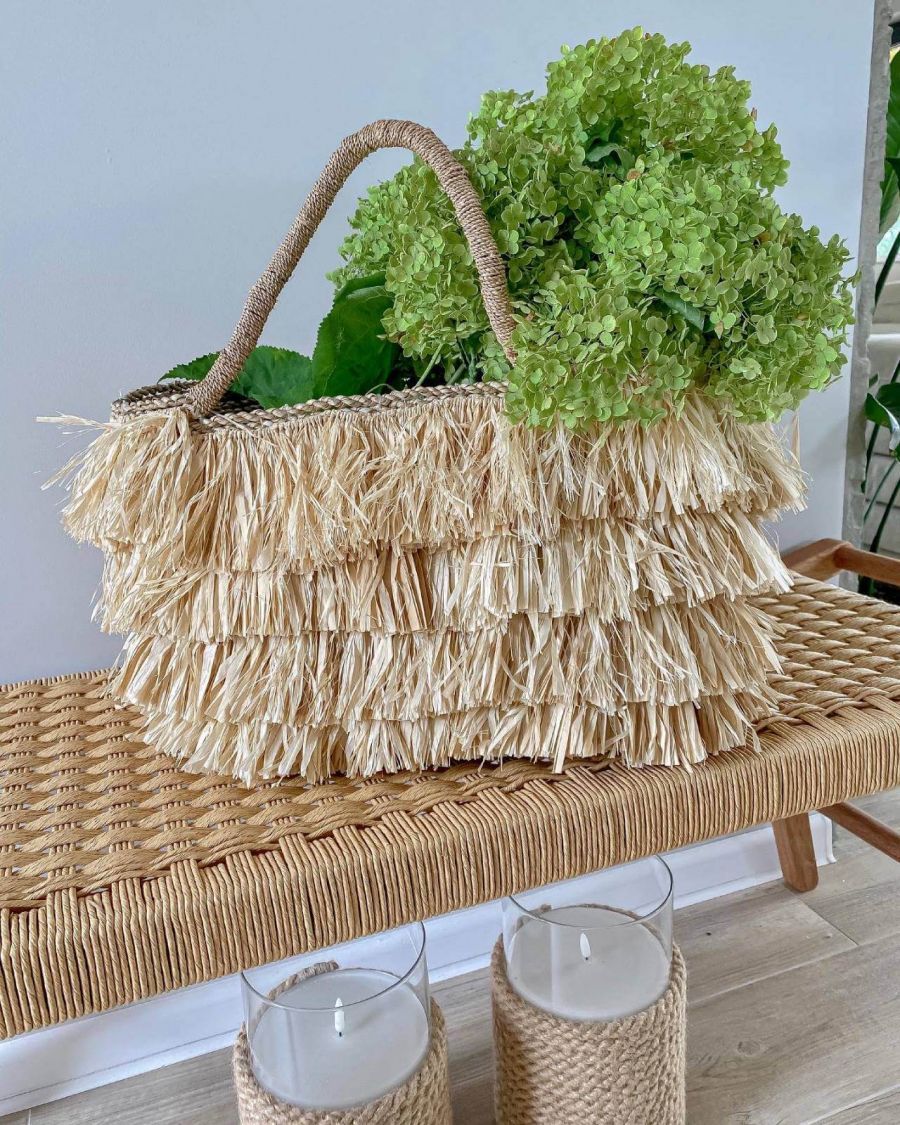 Torebka Boho Bahamas basket z rafii