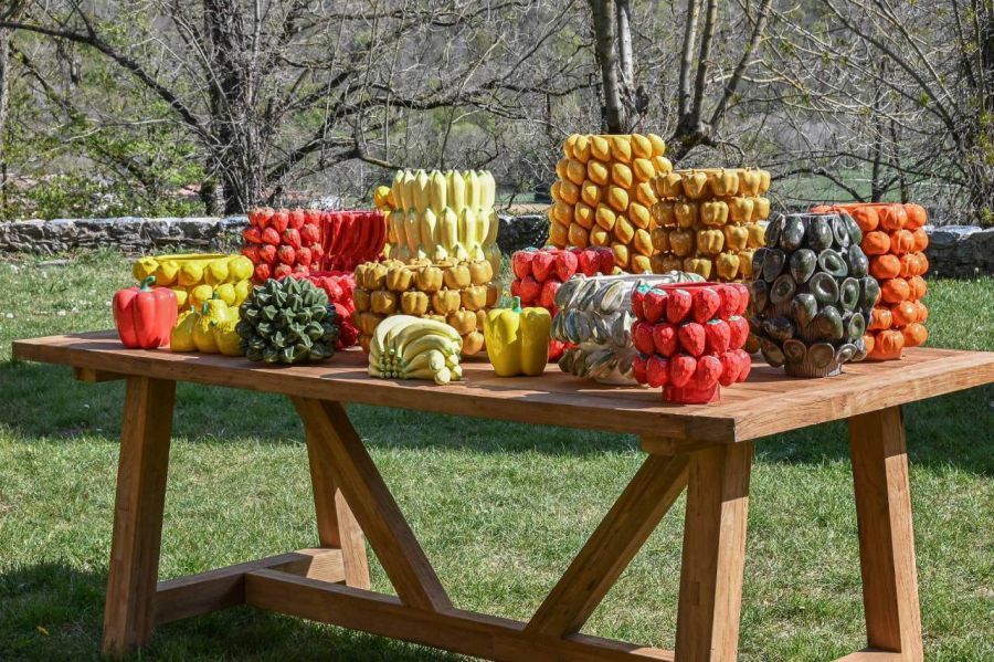 Wazon ceramiczny donica Banany  - Item International