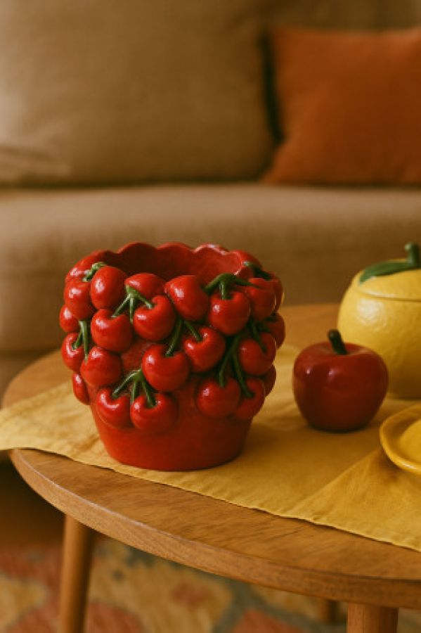 Wazon ceramiczny donica Czereśnie small - Item International