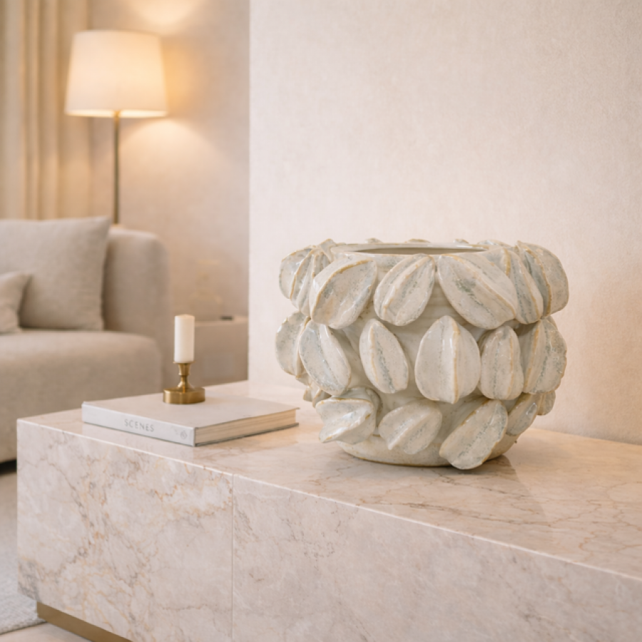 Wazon ceramiczny donica Owoce