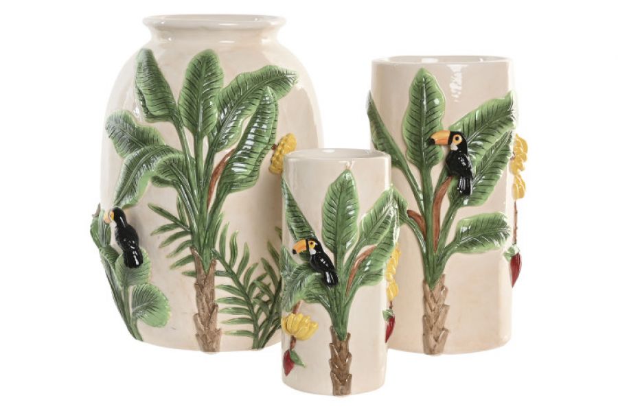 Wazon ceramiczny Jungle 33 cm