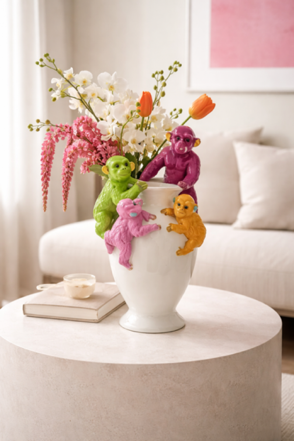 Wazon ceramiczny Monkey Pop - Item International