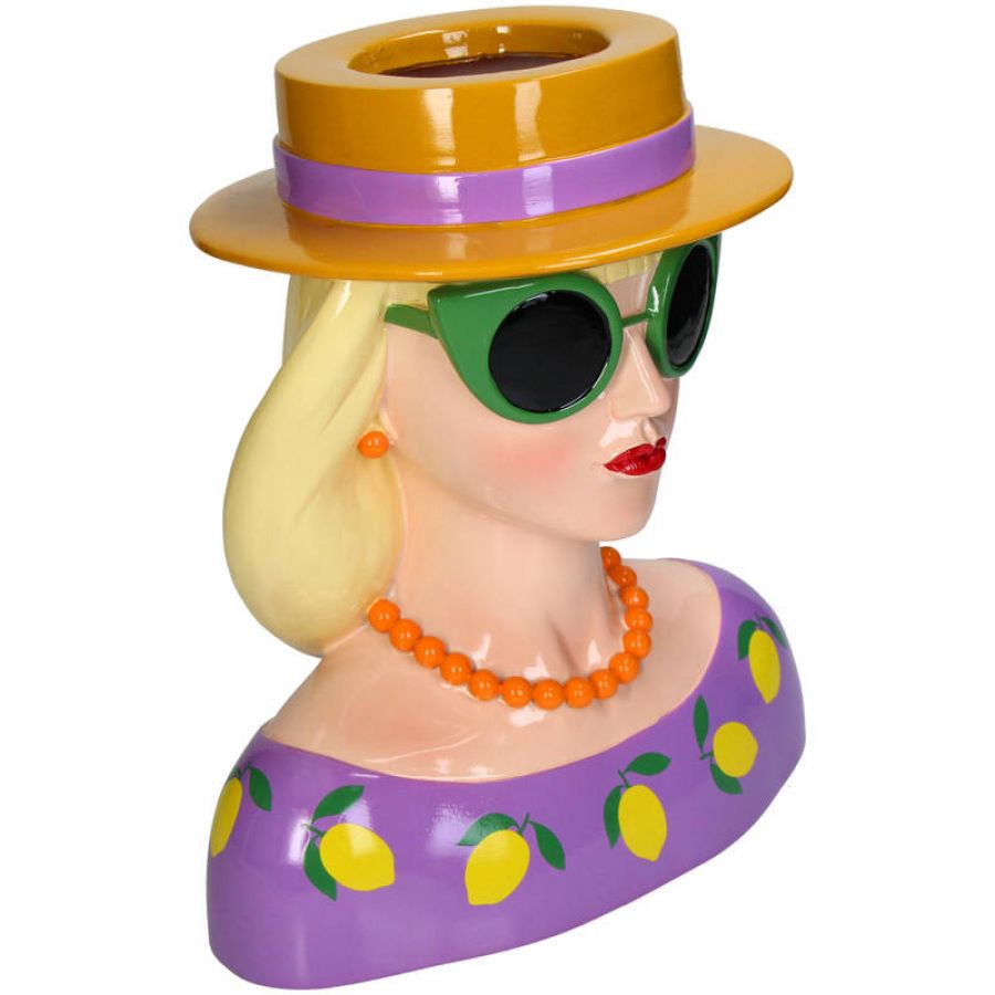 Wazon Fashion Lady w kapeluszu