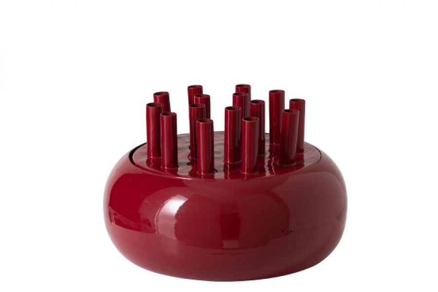 Wazon Rosso Forma czerwony