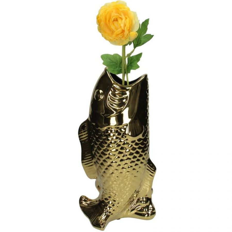 Wazon złota rybka PRL 34 cm
