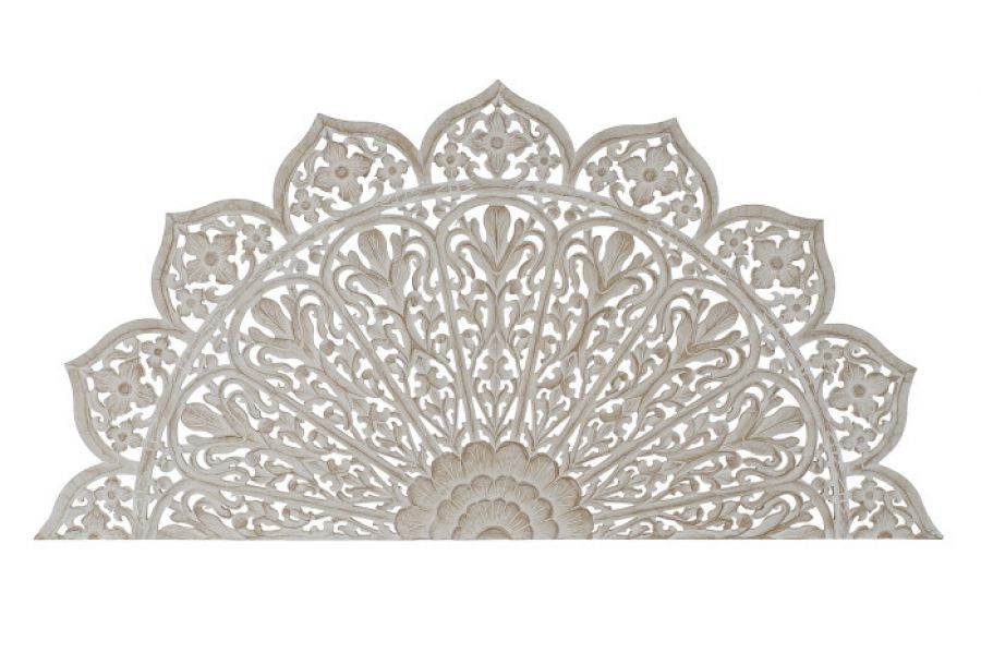 Wezgłowie drewniane Crown Mandala 182 cm