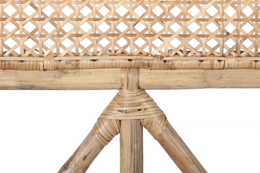 Wezgłowie rattanowe zagłówek boho 102x127 cm - Item International