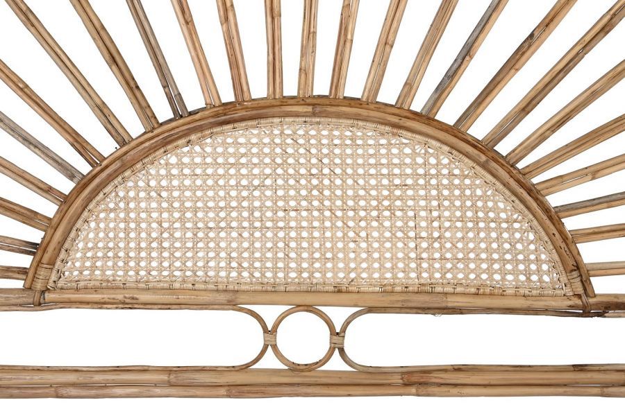 Wezgłowie rattanowe zagłówek boho Sunflower - Item International