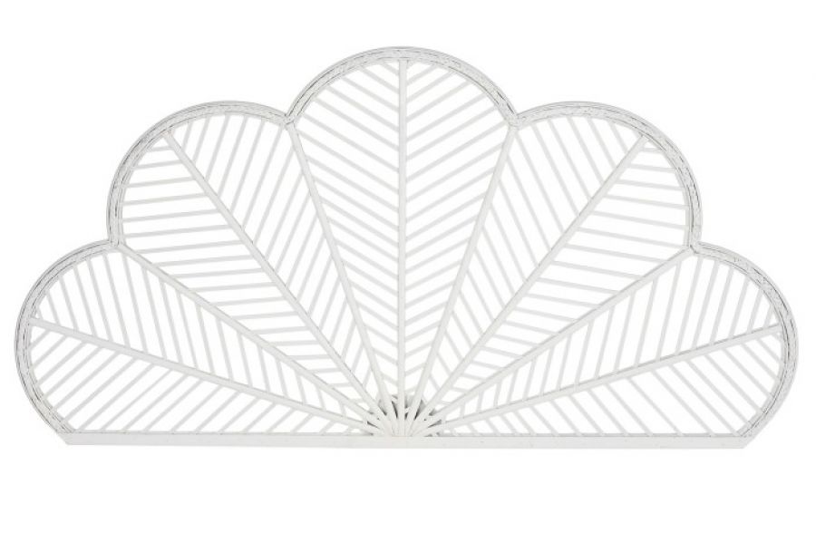 Wezgłowie zagłówek Paw w stylu boho 160 cm białe