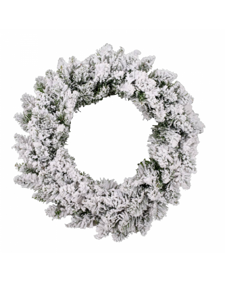 Wianek świąteczny ośnieżony 40 cm - Atmosphera