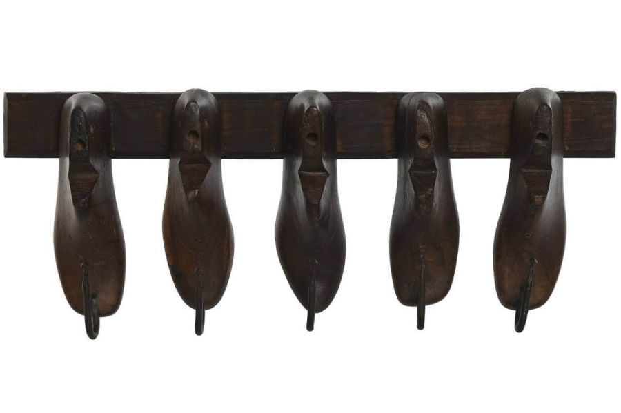 Wieszak ścienny drewniany Shoes 66 cm  - Item International