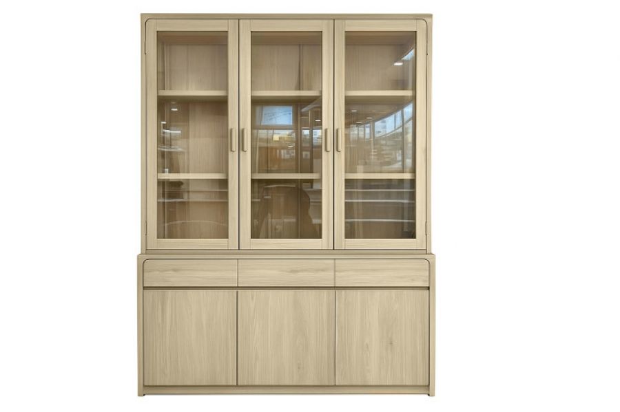 Witryna drewniana Avela 220 cm