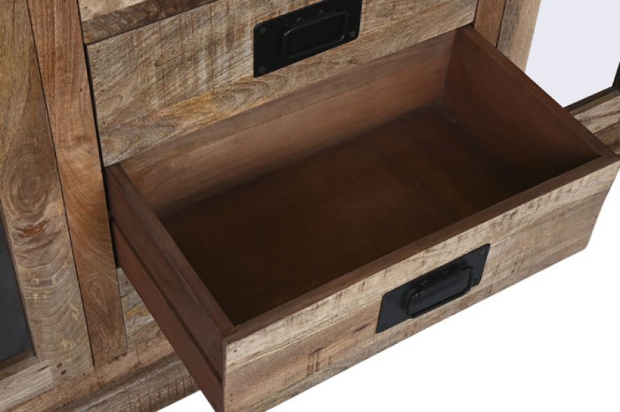 Witryna industrialna komoda Barkuna Bina Loft Prestige