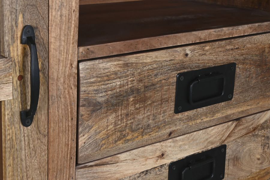 Witryna industrialna komoda Barkuna Bina Loft Prestige