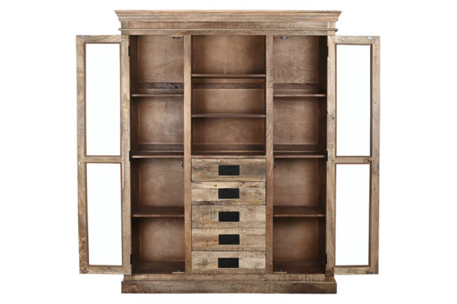 Witryna industrialna komoda Barkuna Bina Loft Prestige