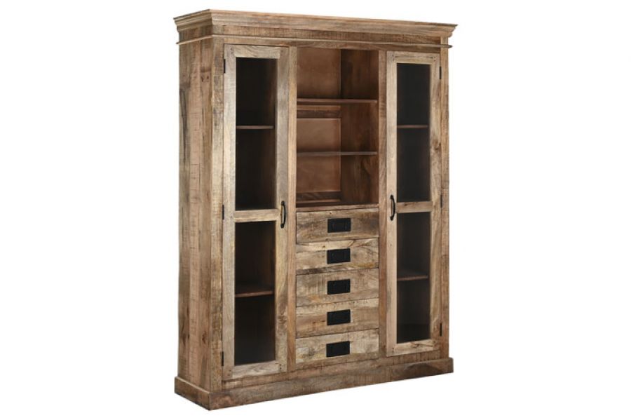 Witryna industrialna komoda Barkuna Bina Loft Prestige