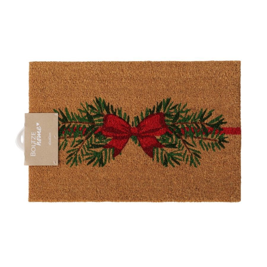 Wycieraczka świąteczna Kokarda kokosowa