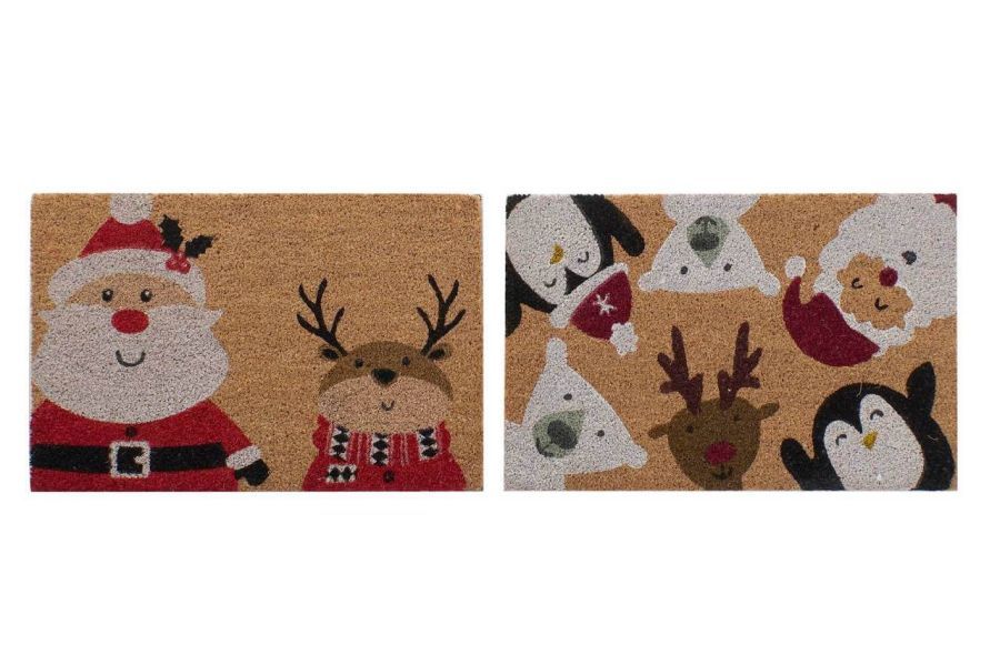 Wycieraczka świąteczna kokosowa Santa Team II