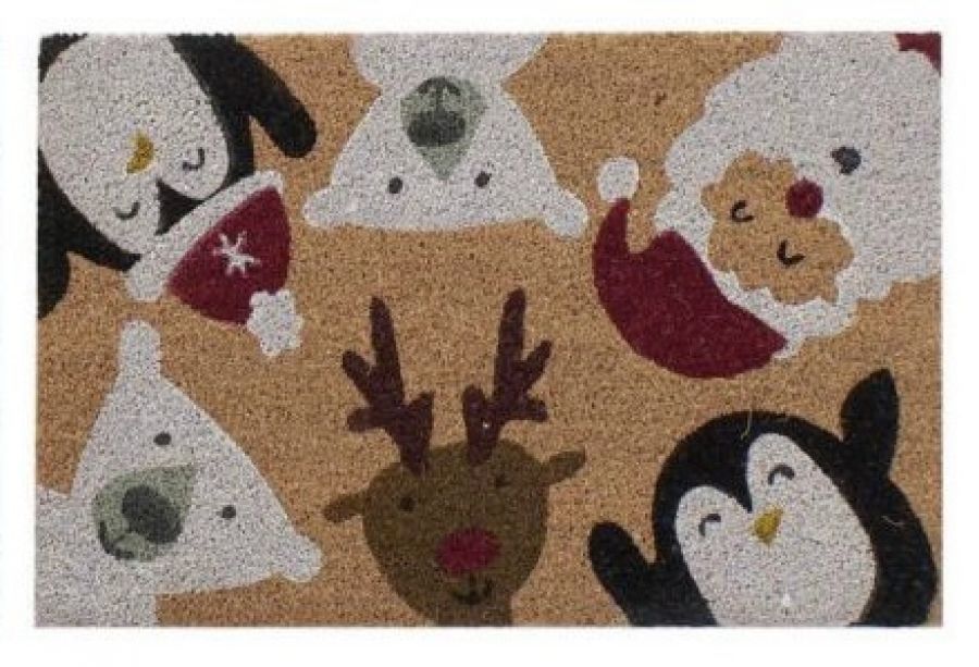 Wycieraczka świąteczna kokosowa Santa Team II