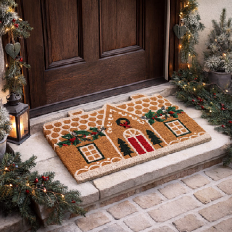 Wycieraczka świąteczna Piernikowy Domek