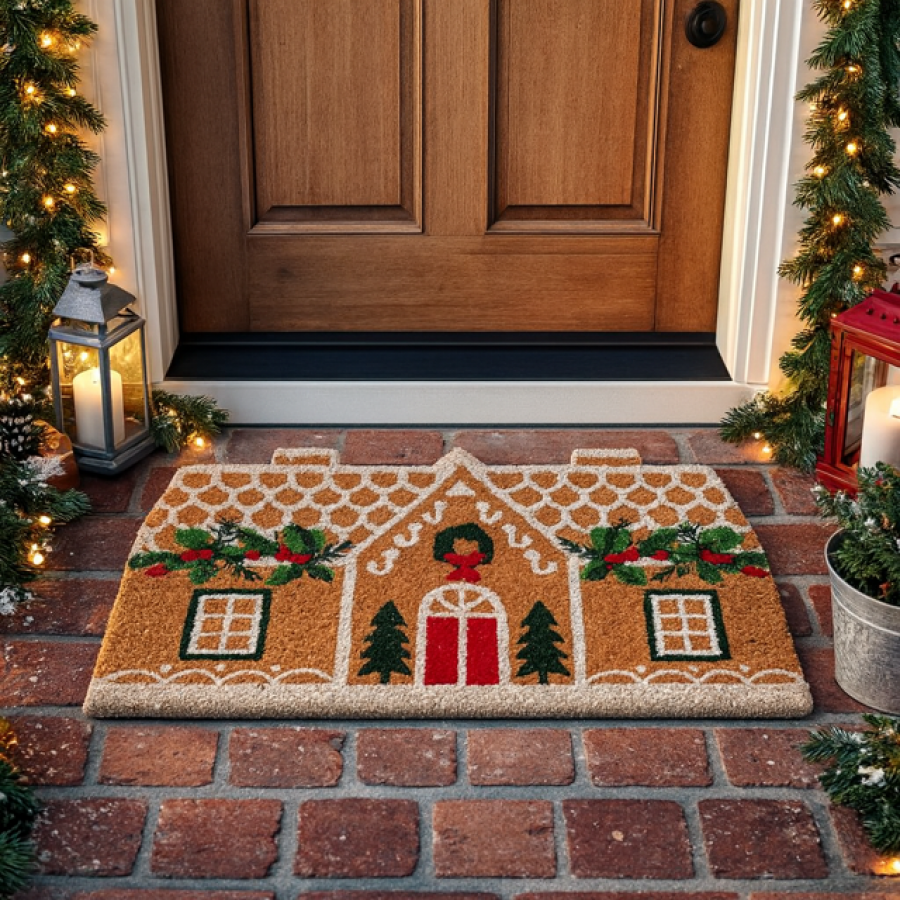 Wycieraczka świąteczna Piernikowy Domek