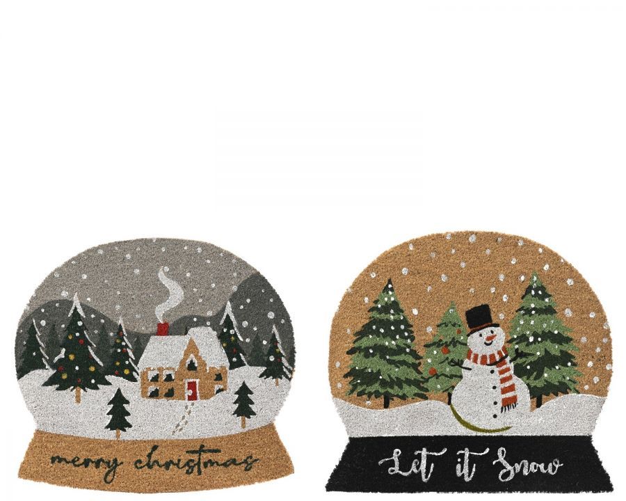Wycieraczka świąteczna Szklana kula śnieżna